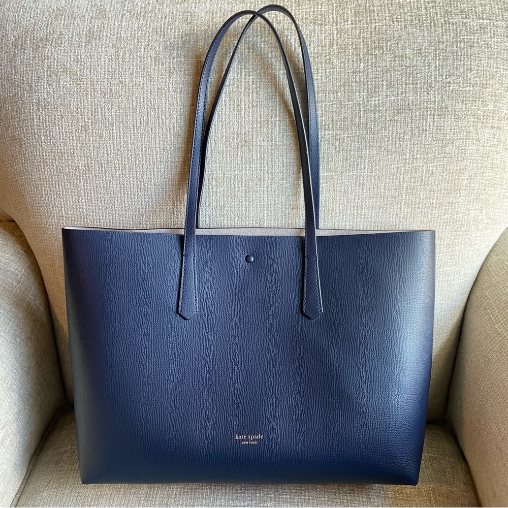 Kate Spade Molly Tote Large Navy Blue